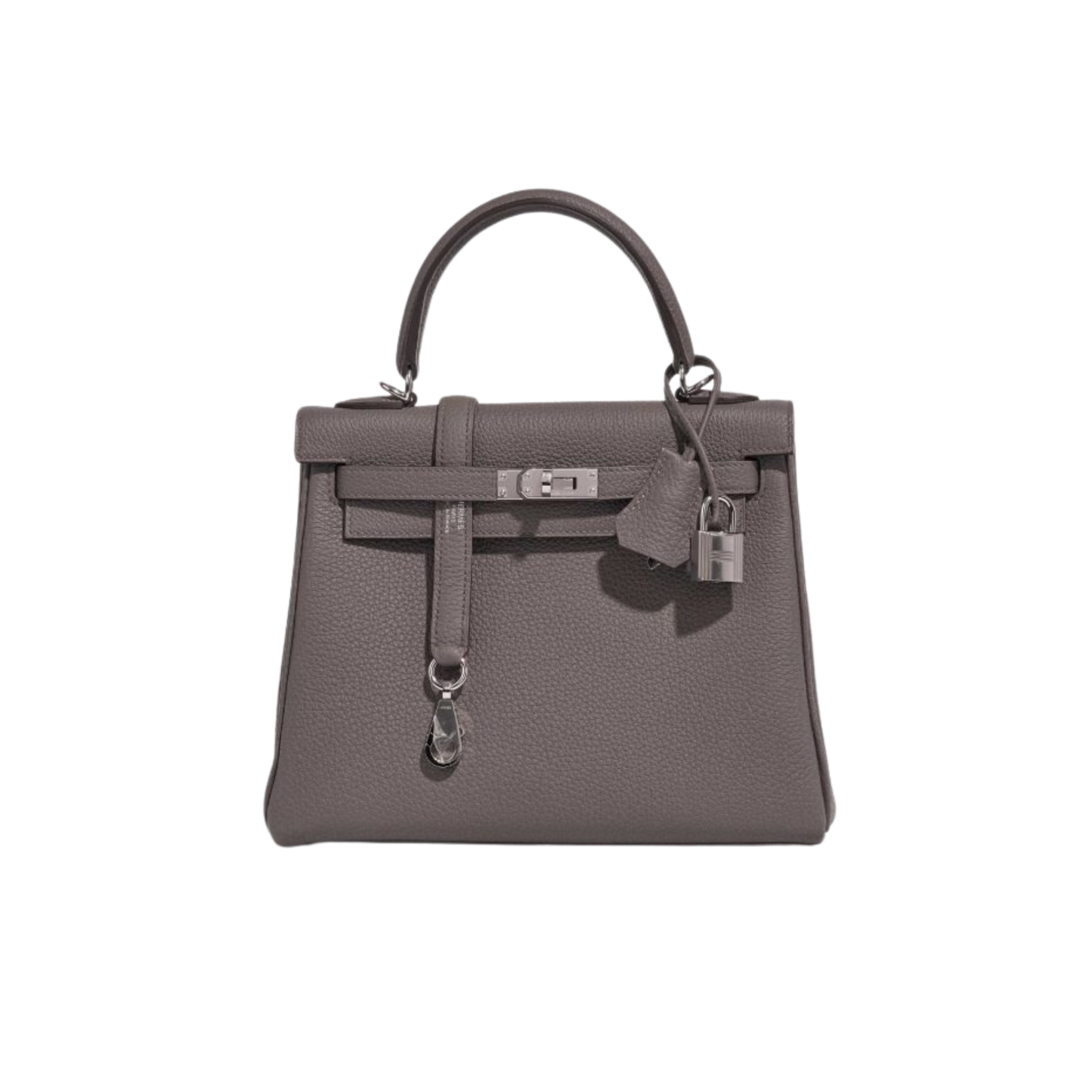 Hermes Kelly 25 Etain Togo Leather