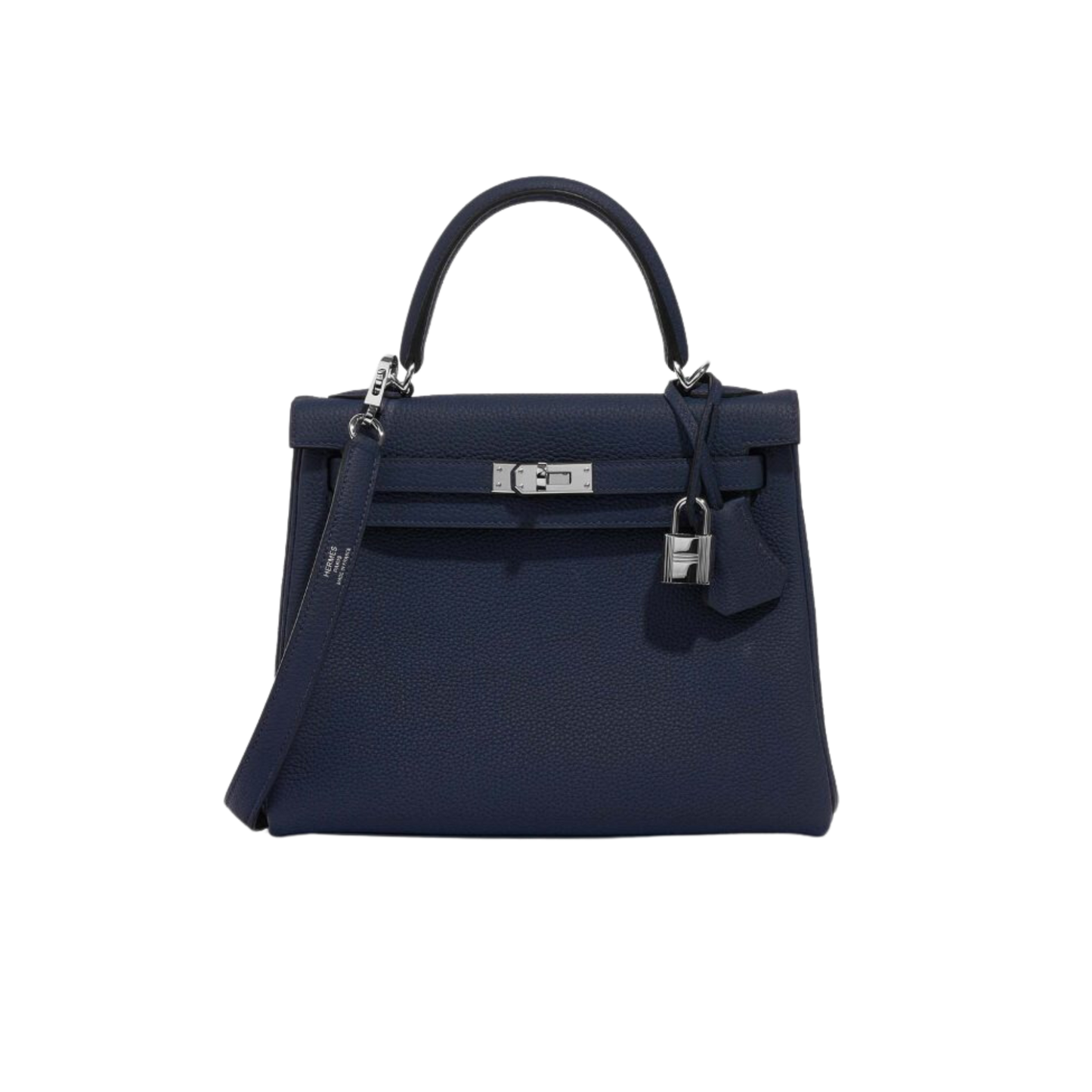 Hermes Kelly 25 Bleu Saphir Togo Leather