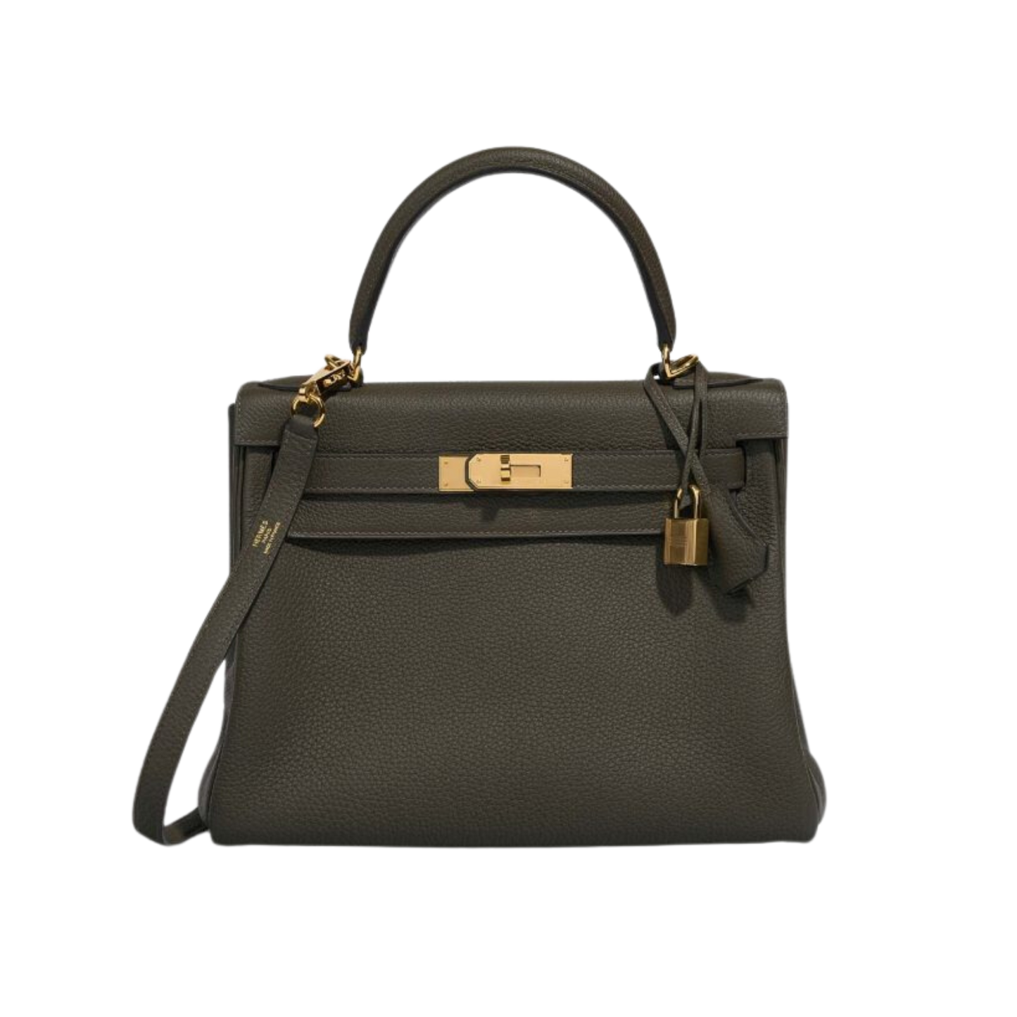 Hermes Kelly 28 Vert de Gris Togo Leather