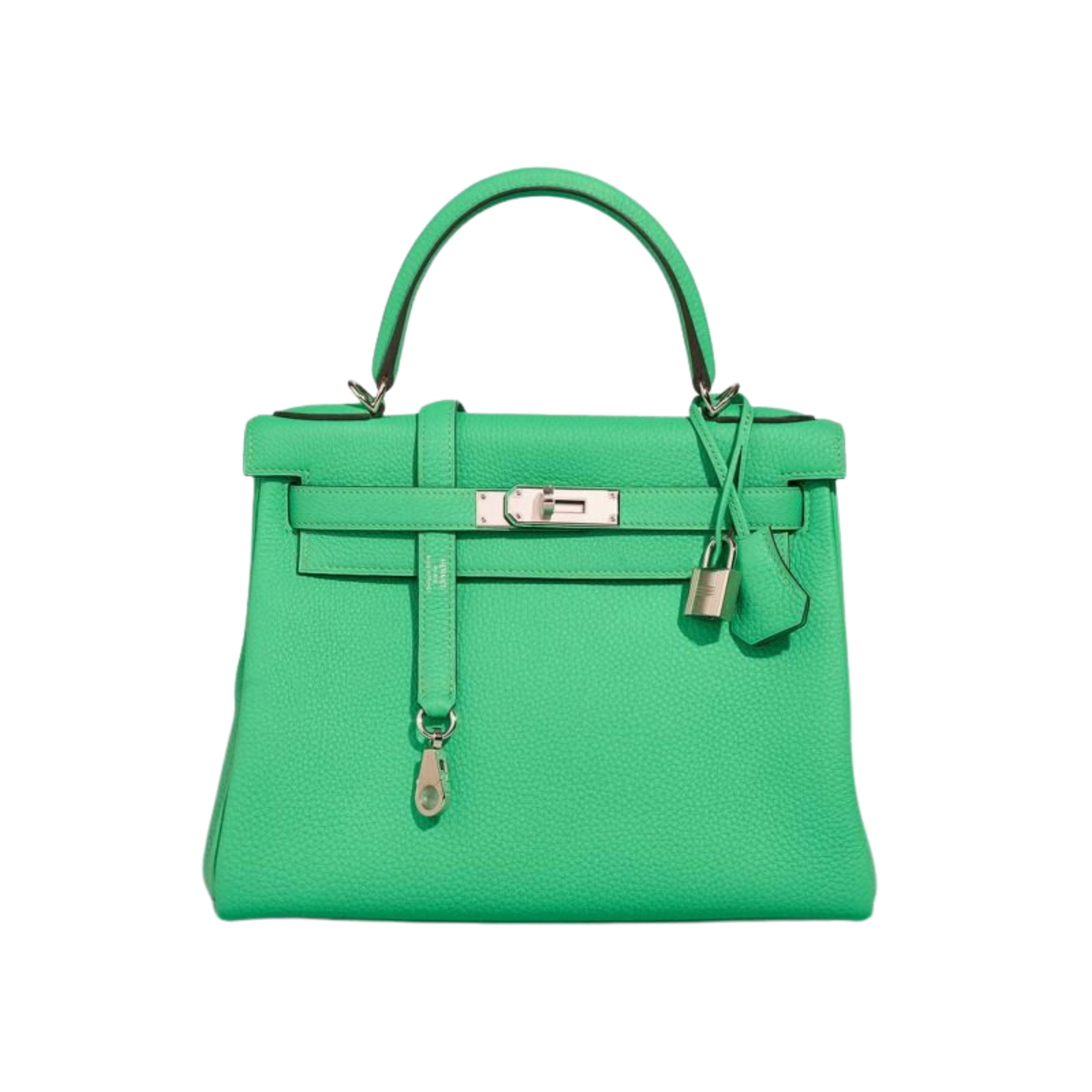 Hermes Kelly 28 Vert Comics Togo Leather
