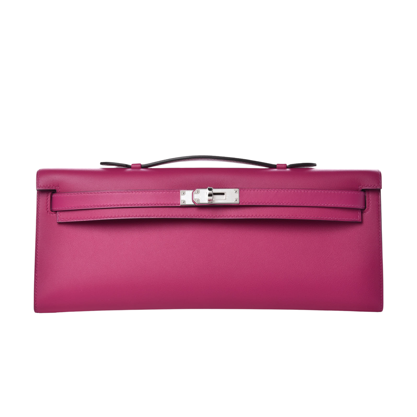 Hermes Kelly Cut Rose Pourpre Swift Leather