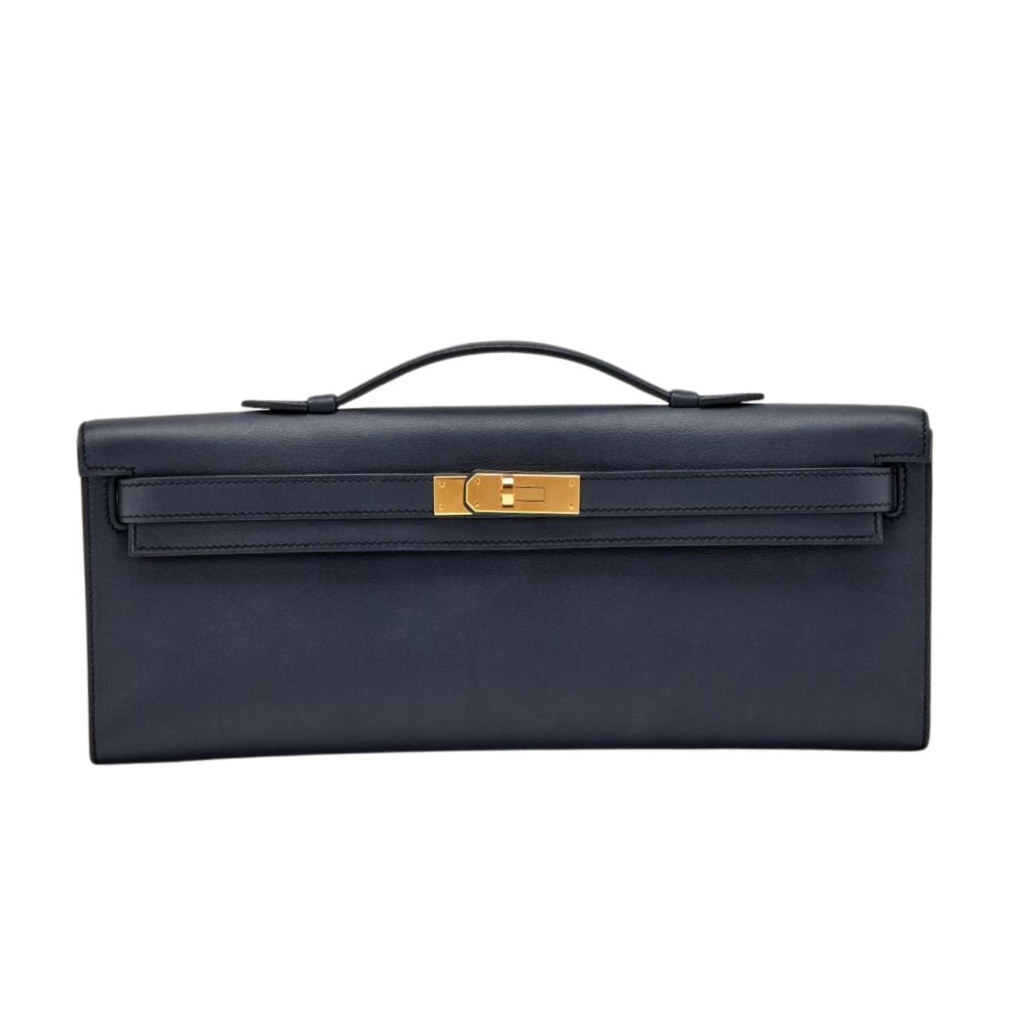 Hermes Kelly Cut Bleu Nuit Swift Leather