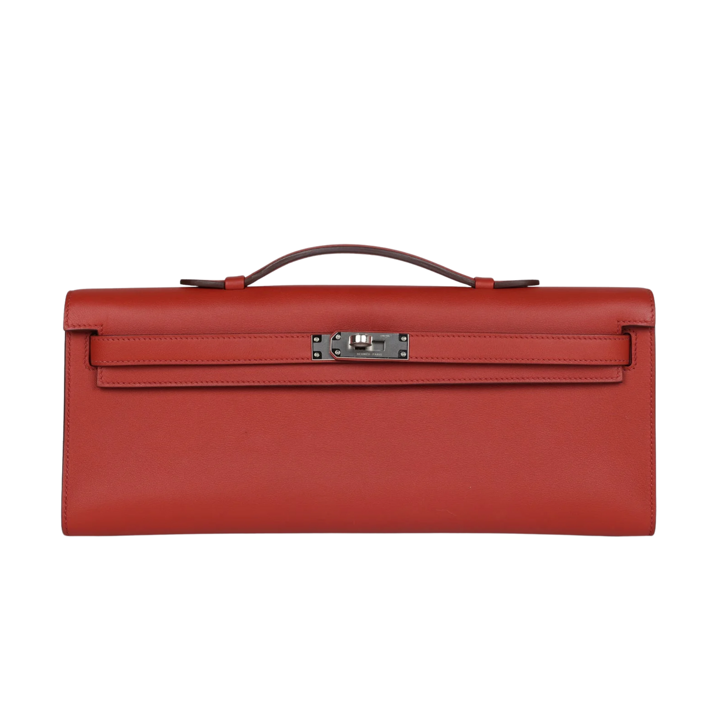 Hermes Kelly Cut Sanguine Swift Leather