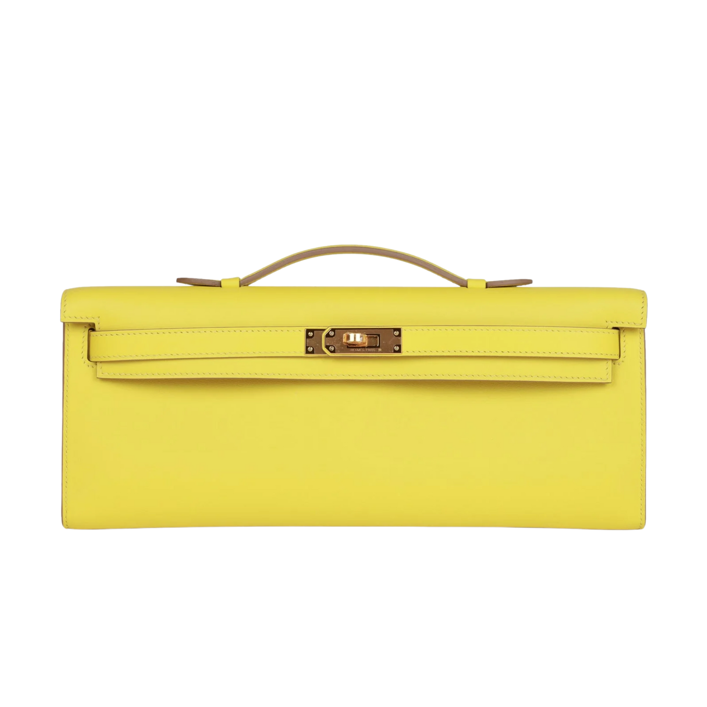 Hermes Kelly Cut Lime Swift Leather
