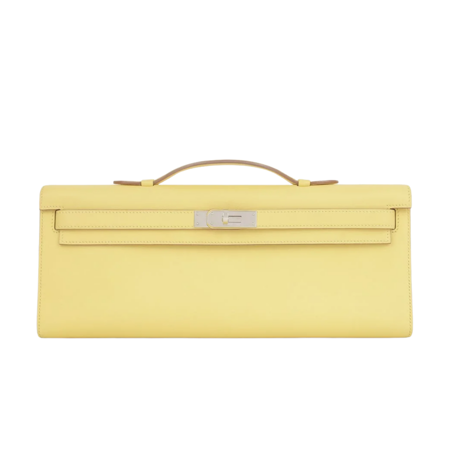 Hermes Kelly Cut Jaune Poussin Swift Leather