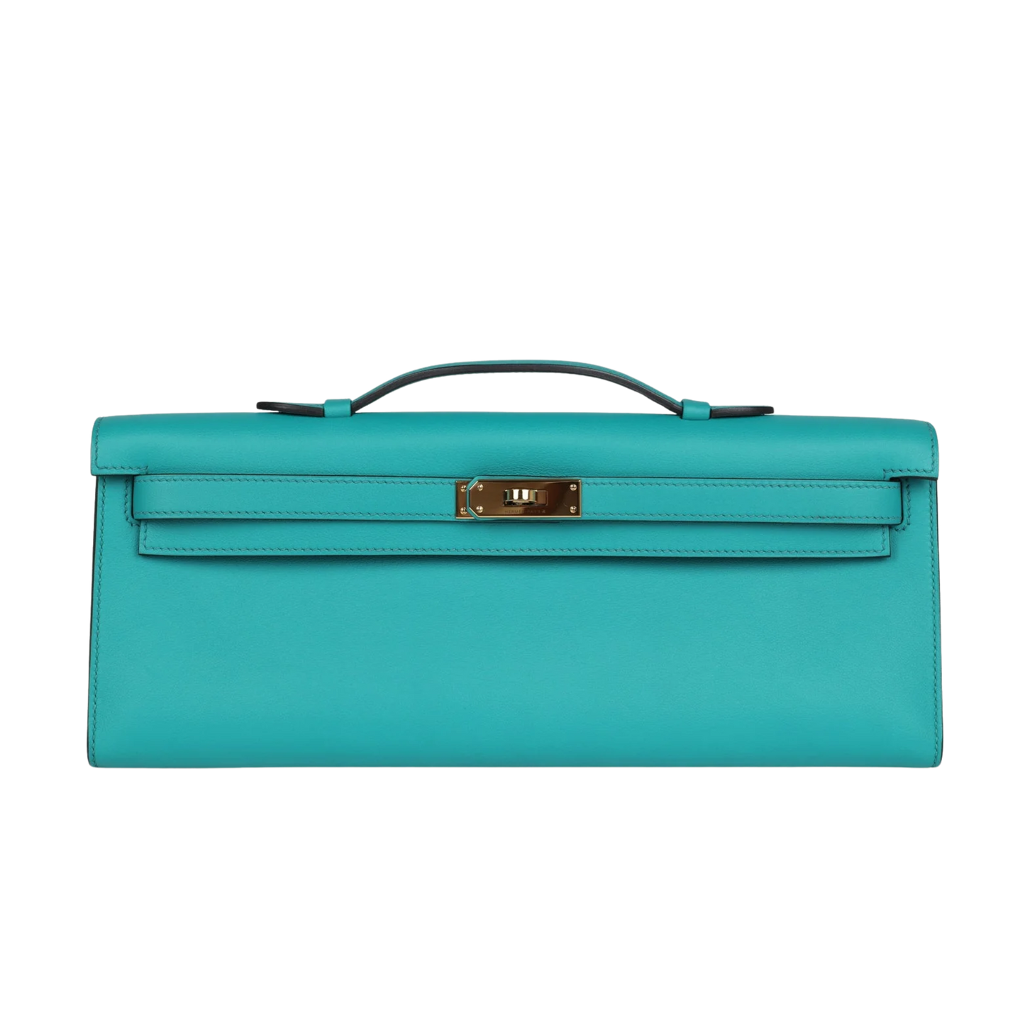 Hermes Kelly Cut Bleu Paon Swift Leather