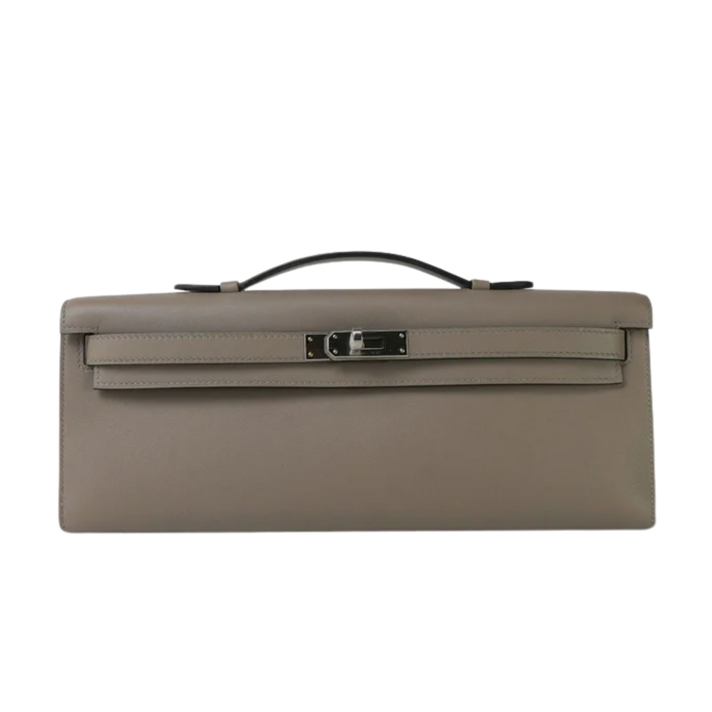 Hermes Kelly Cut Gris Asphalt Swift Leather