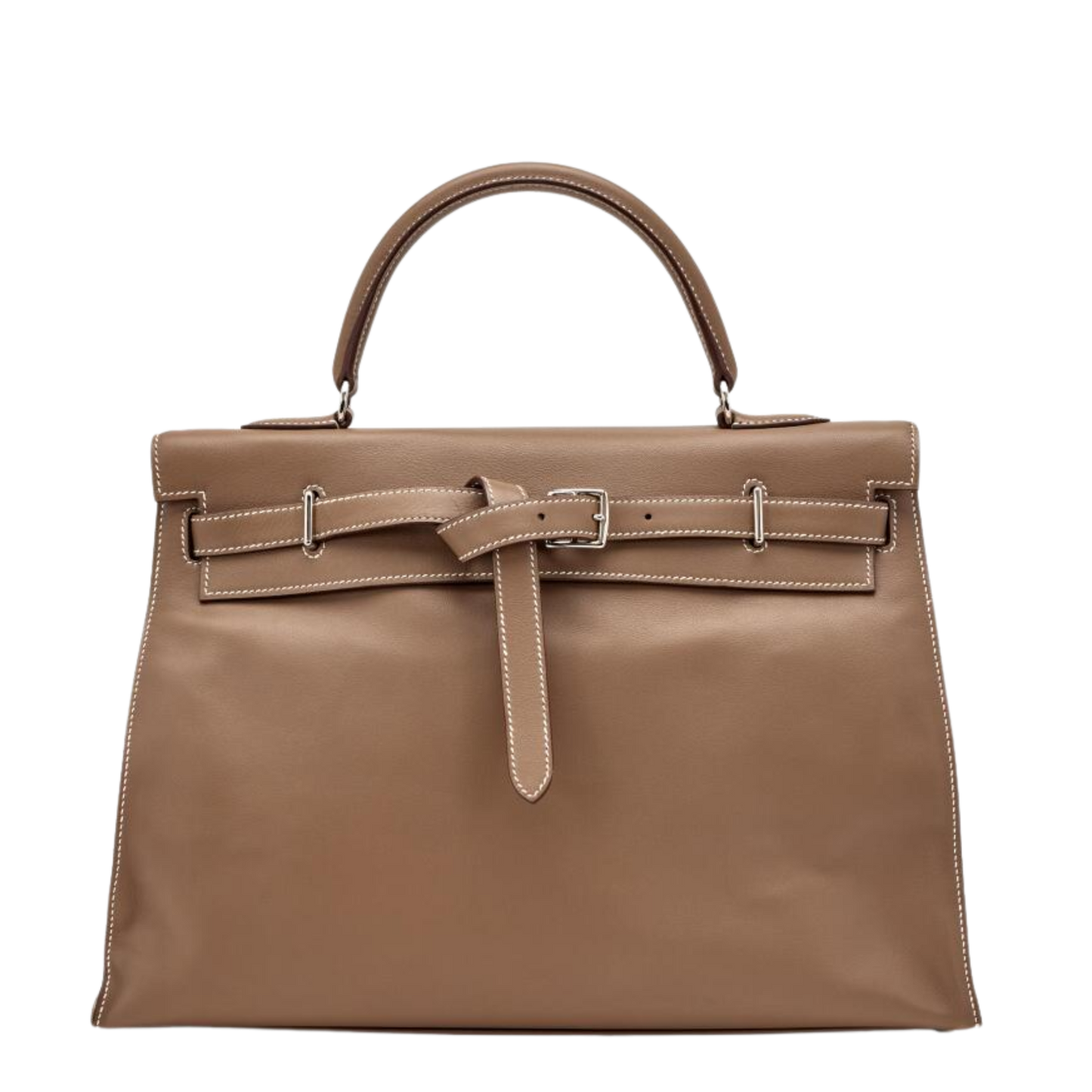 Hermes Kelly Flat Etoupe Swift Leather