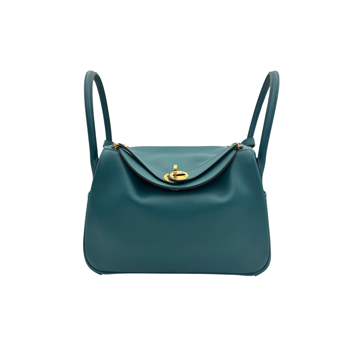 Hermes Lindy 26 Vert Bosphore Evercolor Leather