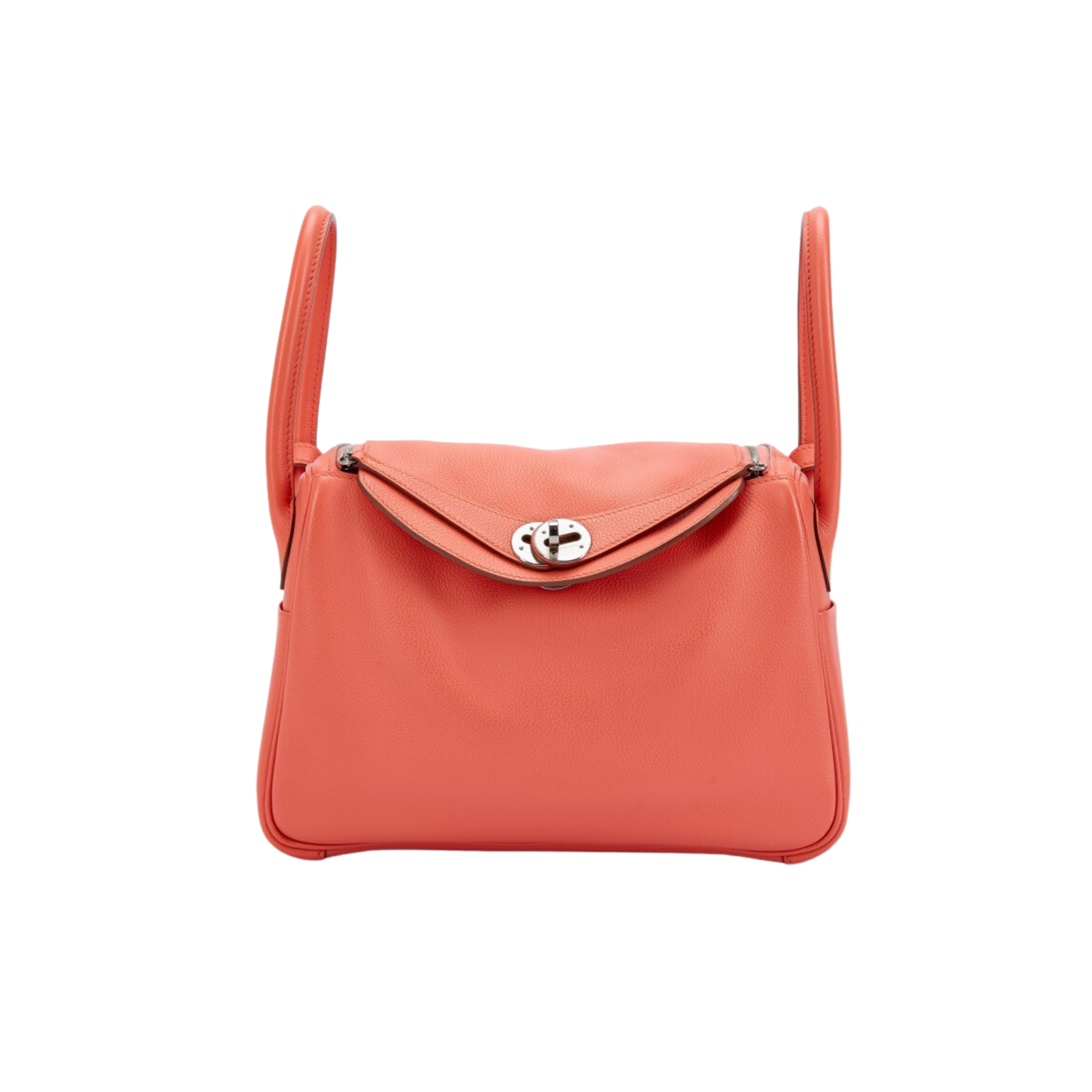 Hermes Lindy 26 Flamingo Evercolor Leather