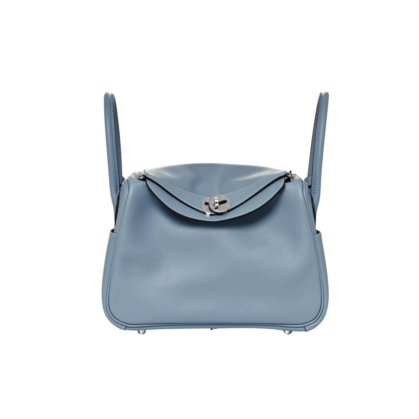 Hermes Lindy 26 Bleu Lin Evercolor Leather