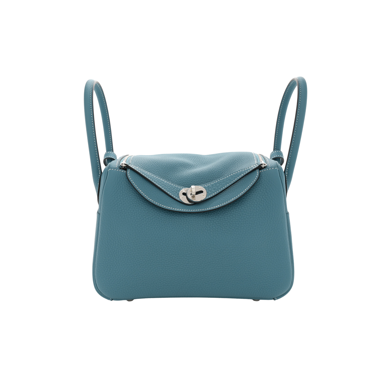 Hermes Lindy 26 Bleu Jean Clemence Leather