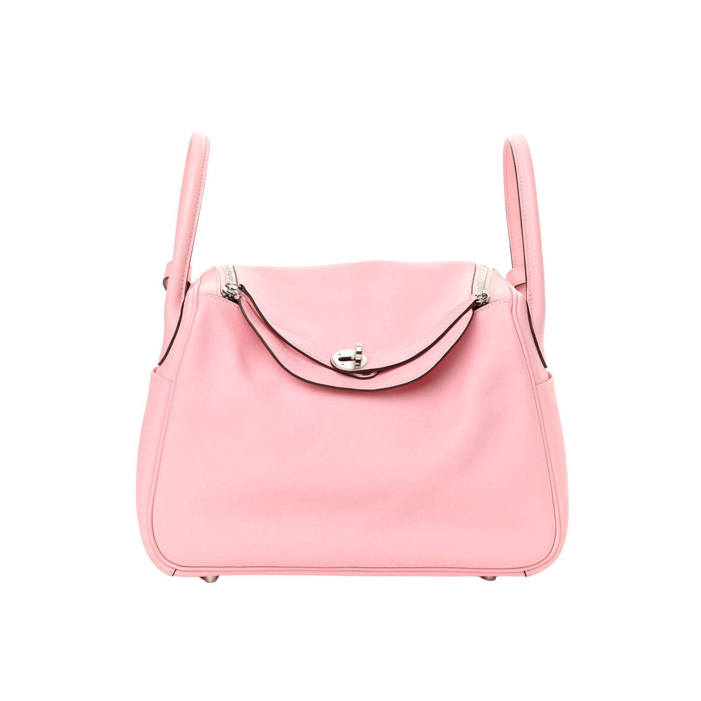 Hermes Lindy 30 Rose Sakura Swift Leather