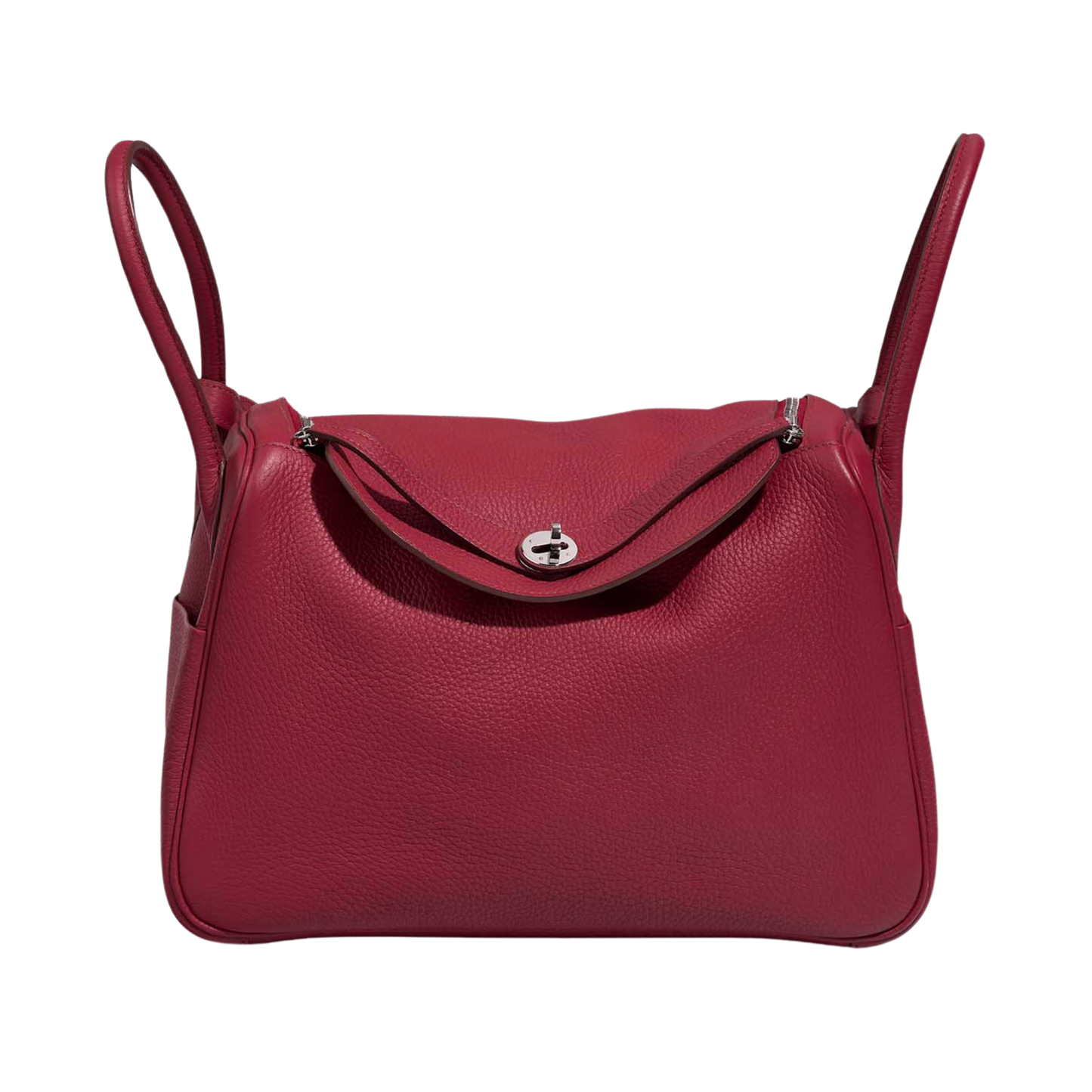 Hermes Lindy 34 Rubis Clemence Leather