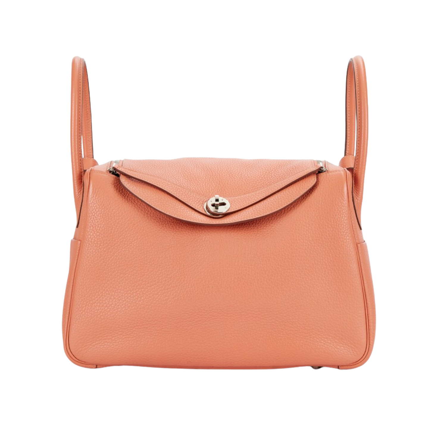 Hermes Lindy 34 Rose Tea Clemence Leather