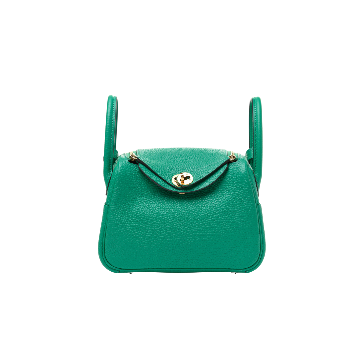 Hermes Lindy Mini Menthe Clemence Leather