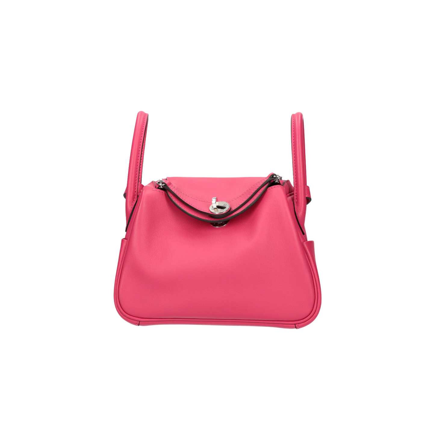 Hermes Lindy Mini Rose Mexico Swift Leather