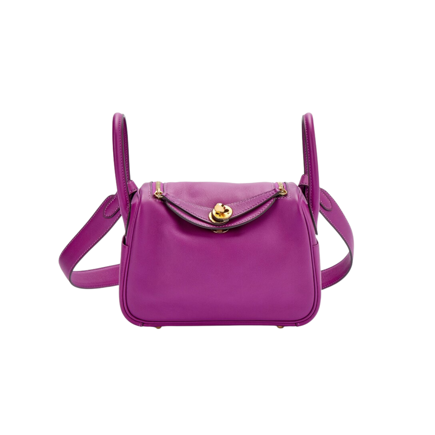 Hermes Lindy Mini Anemone Swift Leather