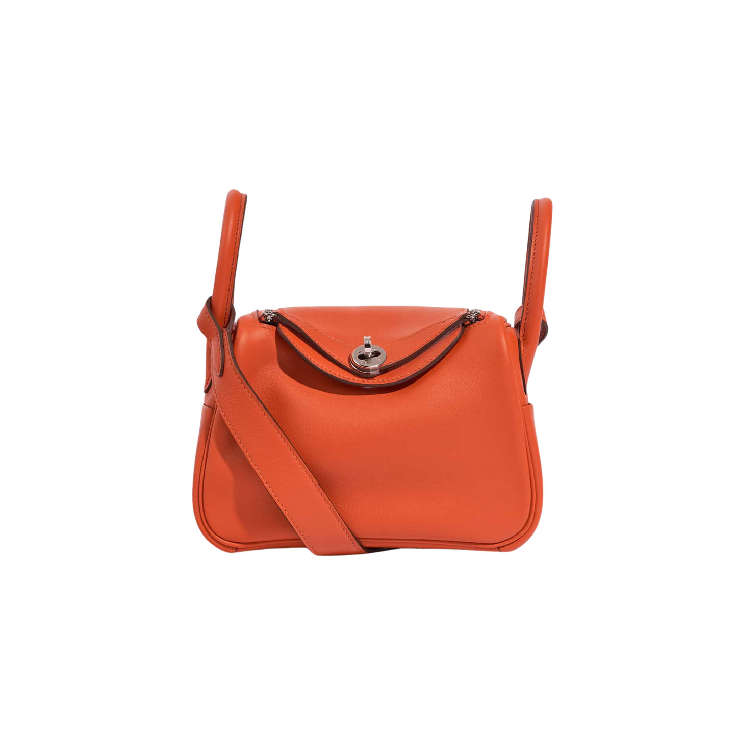 Hermes Lindy Mini Terre Battue Swift Leather