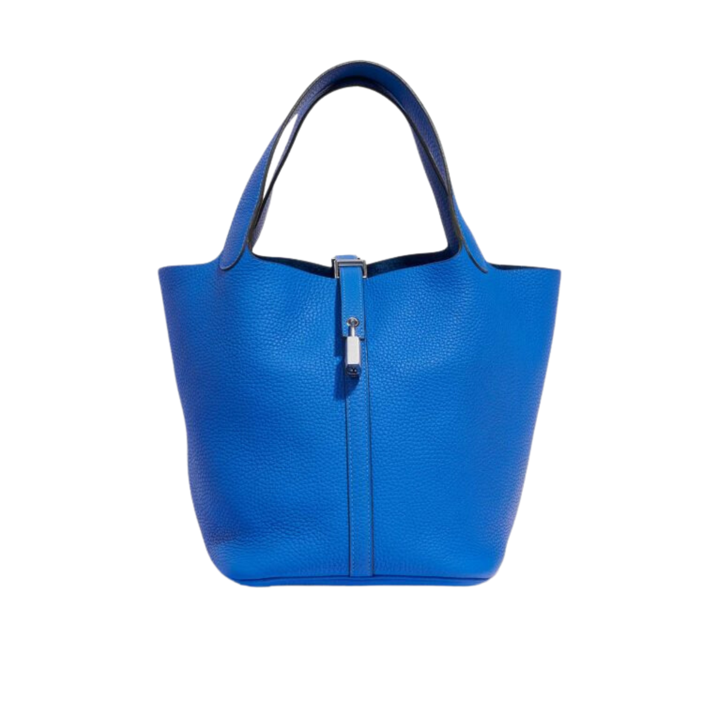 Hermes Picotin Lock 22 Bleu Hydra Clemence Leather
