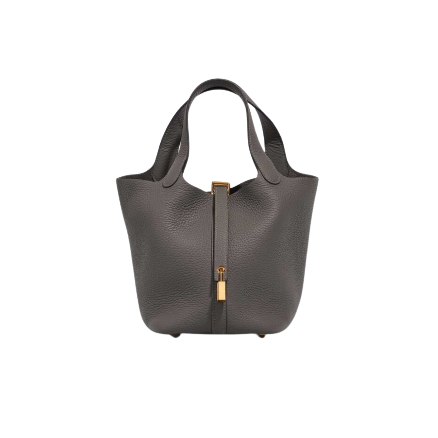 Hermes Picotin Lock 18 Gris Meyer Clemence Leather