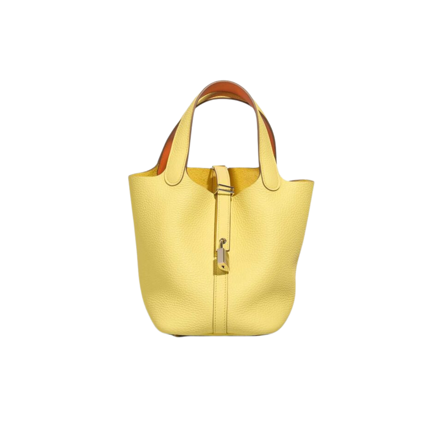 Hermes Picotin Lock 18 Limoncello Clemence Leather
