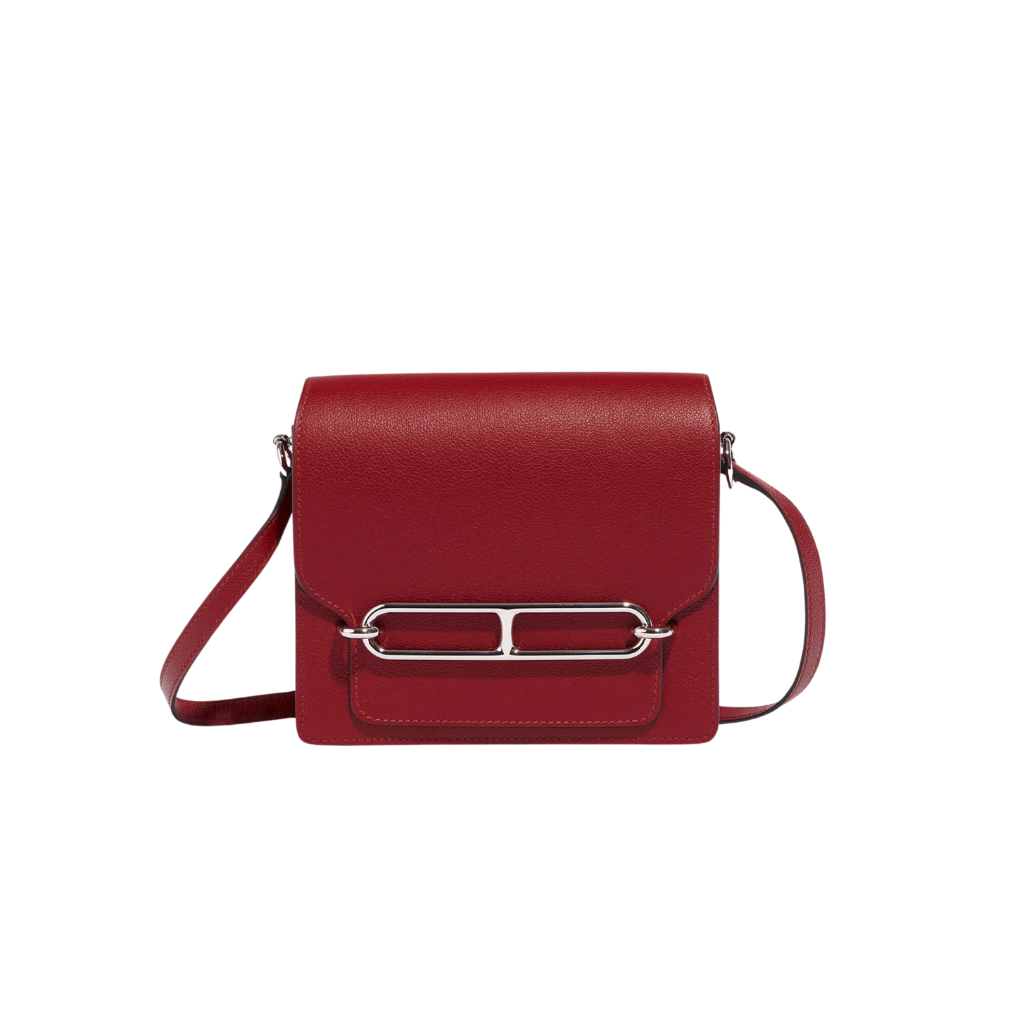 Hermes Roulis Mini Rouge Grenat Evercolor Leather