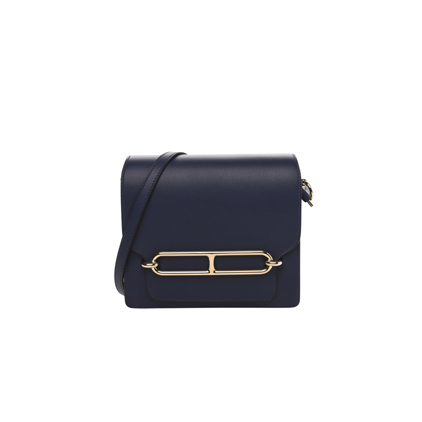 Hermes Roulis Mini Bleu Nuit Swift Leather