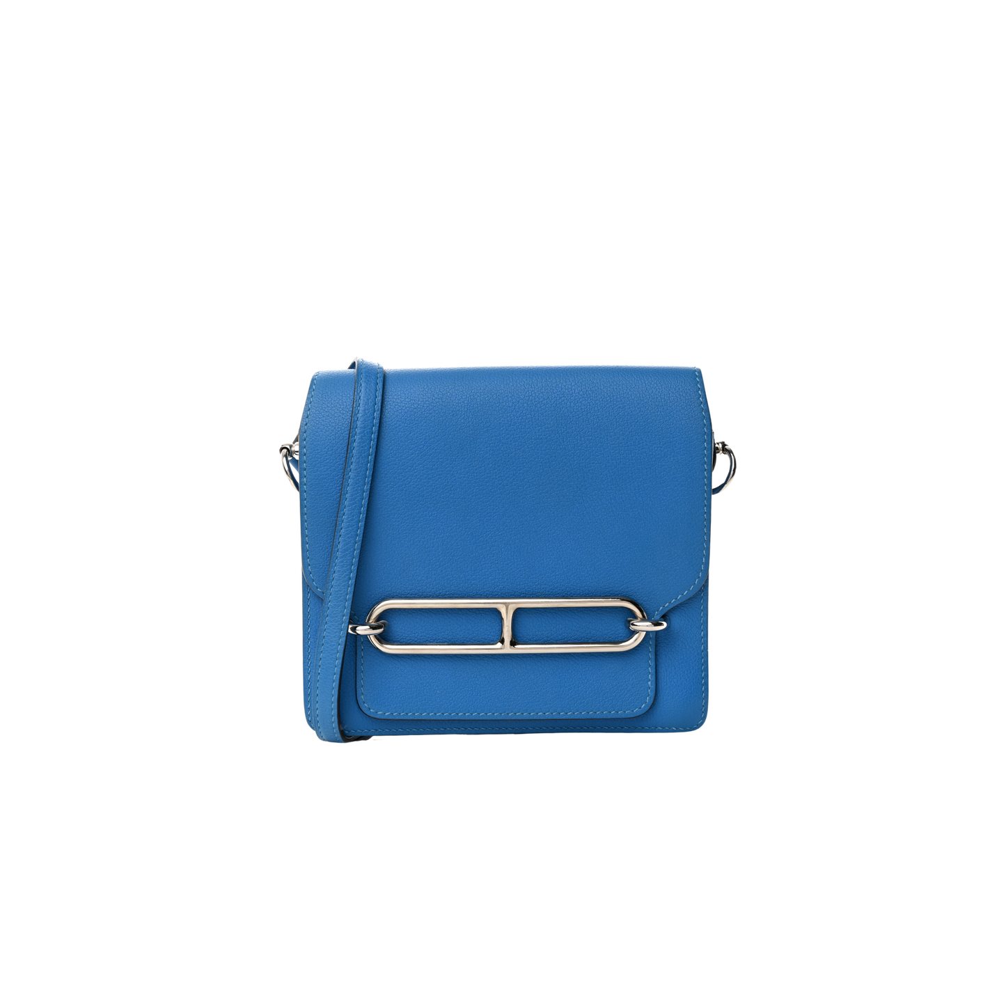 Hermes Roulis Mini Bleu Hydra Evercolor Leather