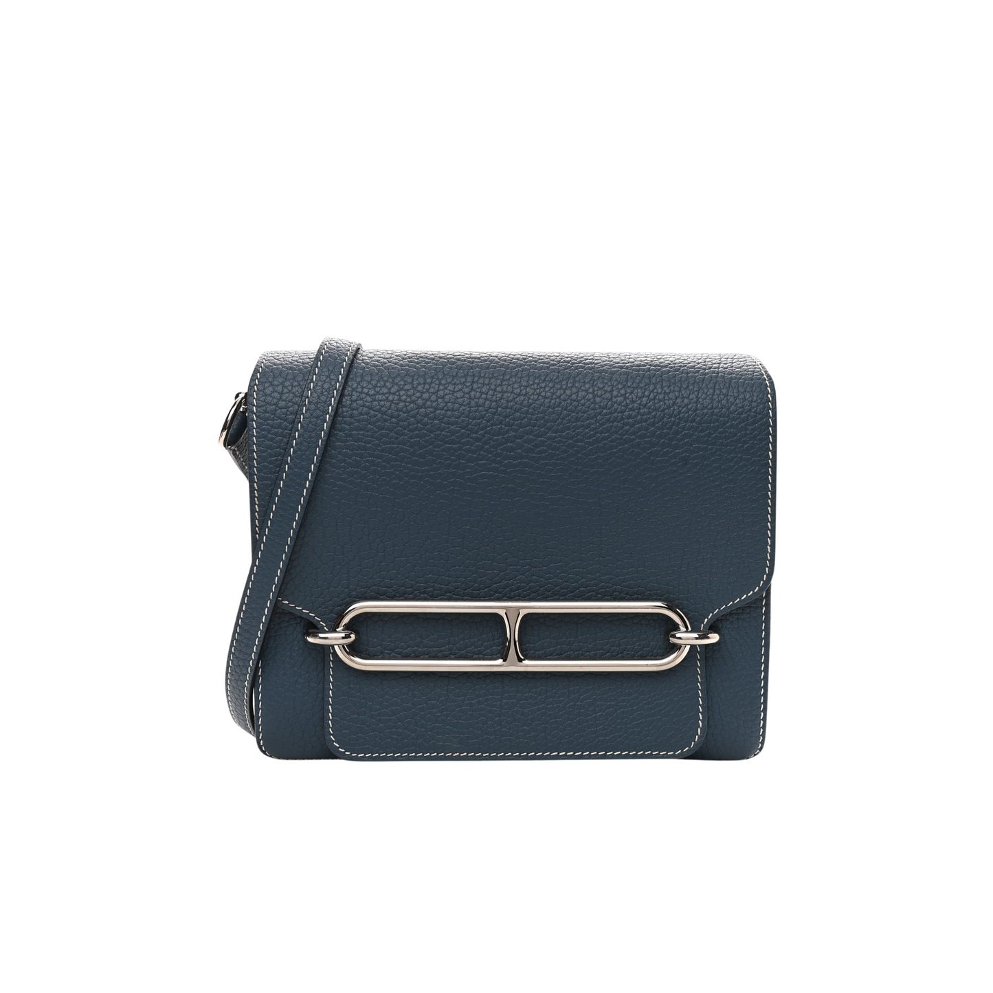 Hermes Roulis 23 Bleu Jean Clemence Leather