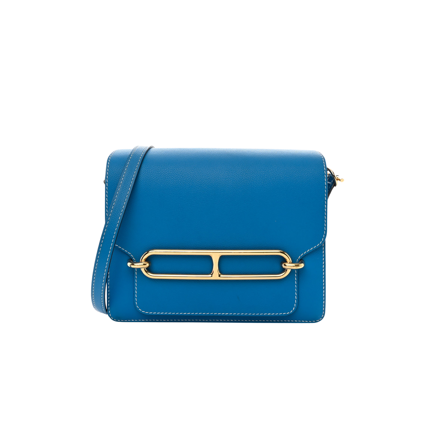 Hermes Roulis 23 Bleu Hydra Evercolor Leather