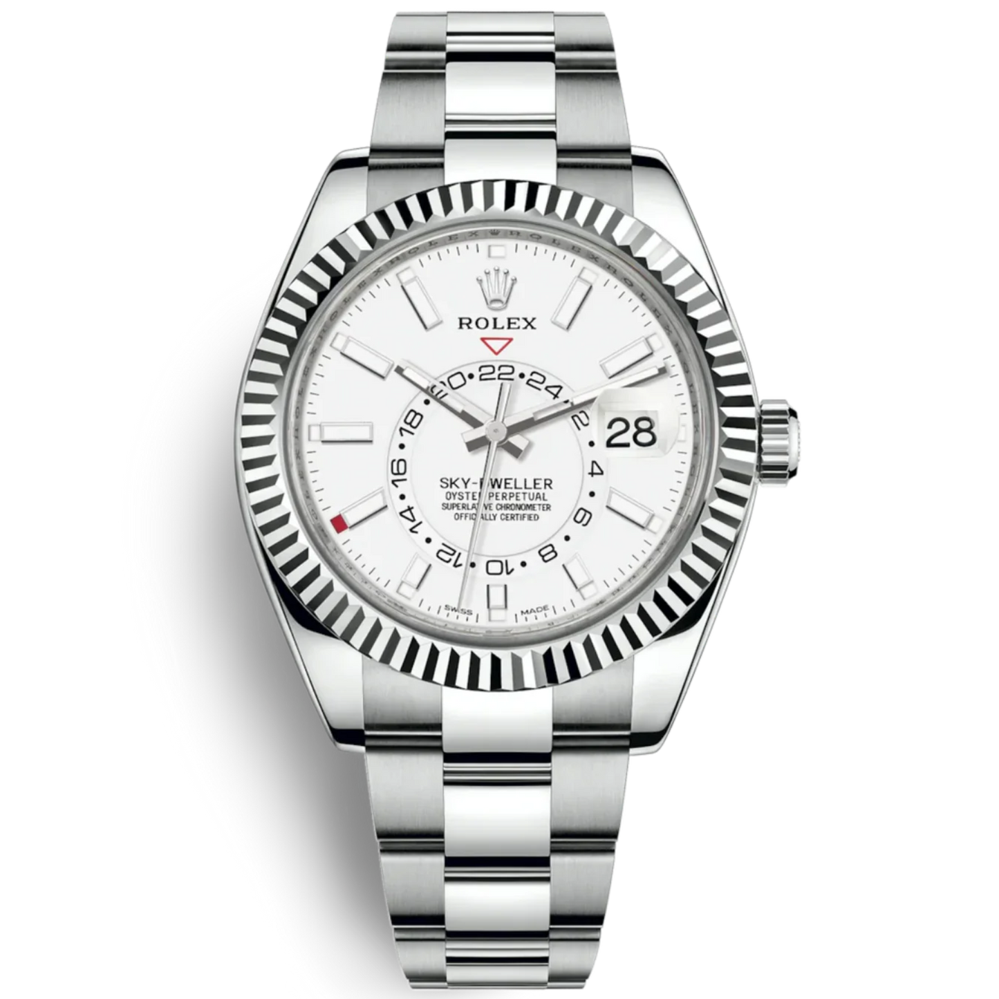 Rolex Skydweller Ref. 326934 42mm Stainless Steel White Dial in Oyster Bracelet