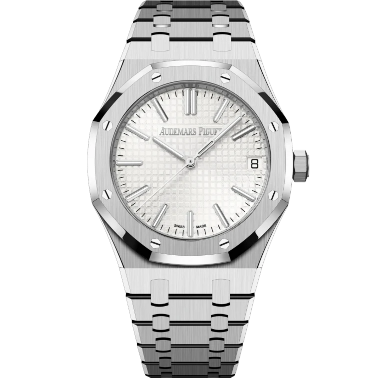 Audemars Piguet Royal Oak Ref. 15510ST.OO.1320ST.08 41MM Stainless Steel White Dial