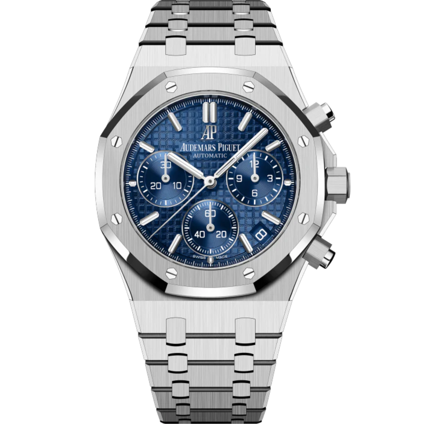 Audemars Piguet Royal Oak Ref. 26239BC.OO.1220BC.01 41MM White Gold Blue Dial Chronograph