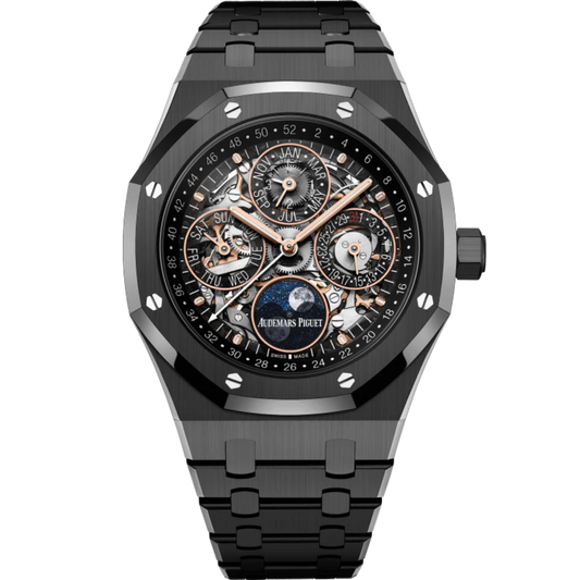 Audemars Piguet Royal Oak Ref. 26585CE.OO.1225CE.01 41MM Black Ceramic Openworked Perpetual Calendar