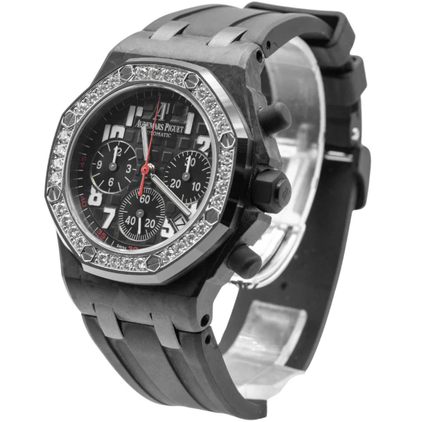 Audemars Piguet Royal Oak Offshore Ref. 26267FS.ZZ.D002CA.01 Lady 37mm Forged Carbon and Ceramic with Diamond Bezel