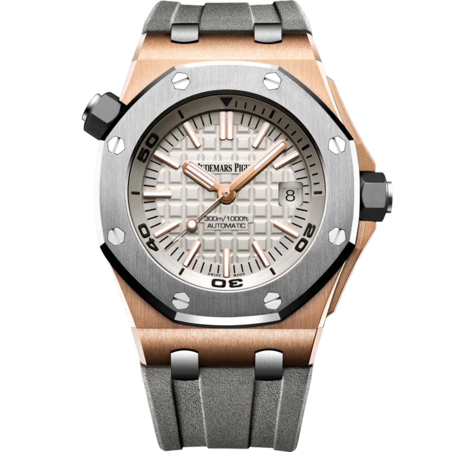 Audemars Piguet Ref. 15711OI.OO.A006CA.01 42MM Rose Gold/Titanium Bezel Diver