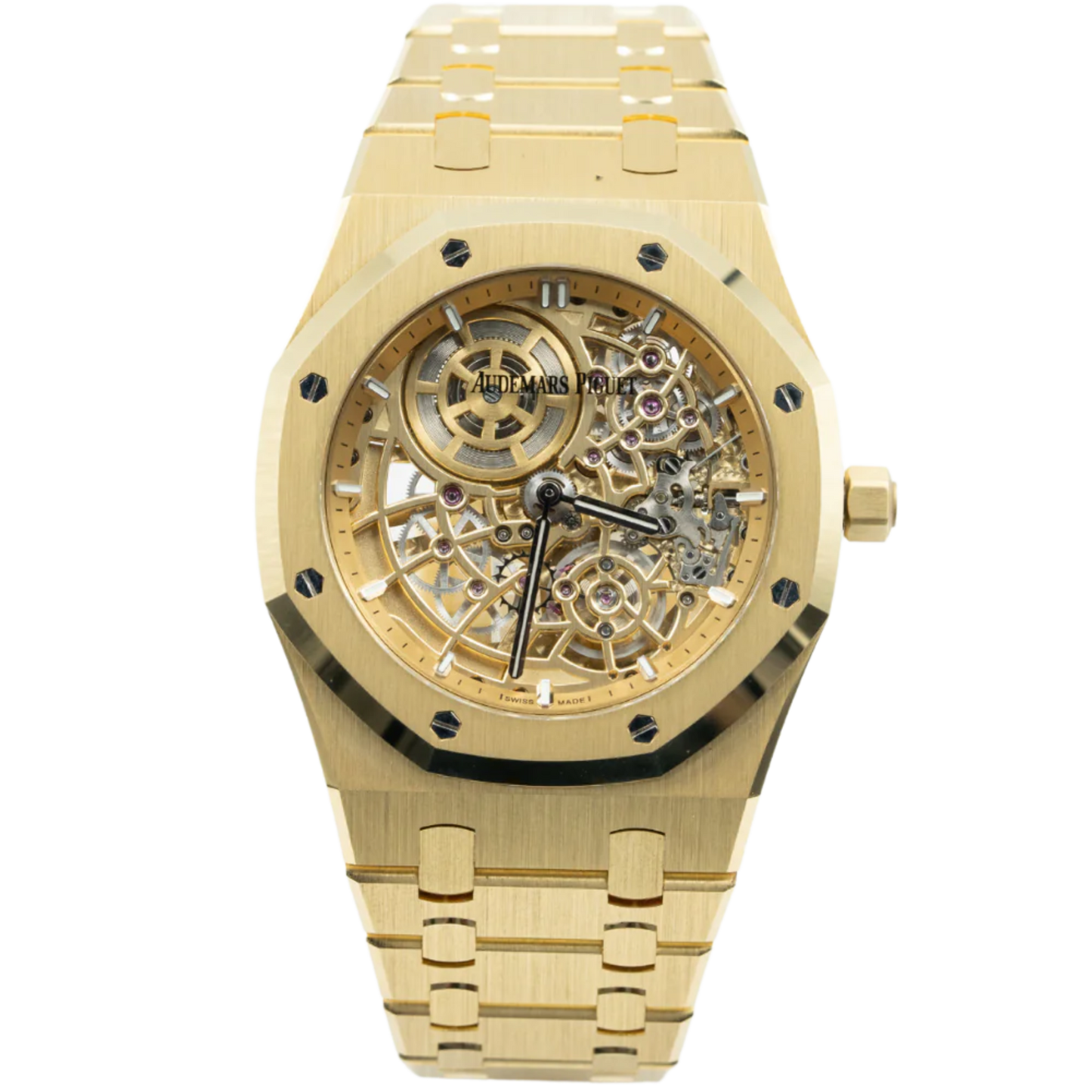 Audemars Piguet Royal Oak "Jumbo" Ref. 16204BA.OO.1240BA.01 39MM Yellow Gold Extra Thin Openworked