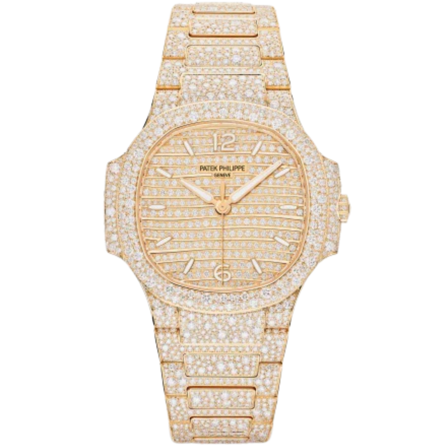 7118/1450R-001 Ladies Nautilus Haute Joaillerie Rose Gold Dial 12.69-carat Top Wesselton Diamond-paved Watch