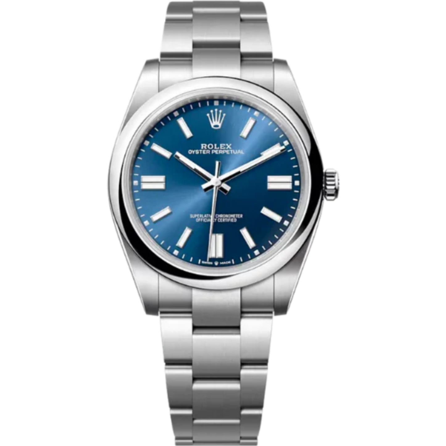 124300 41MM Stainless Steel Oyster Perpetual Blue Dial 2023