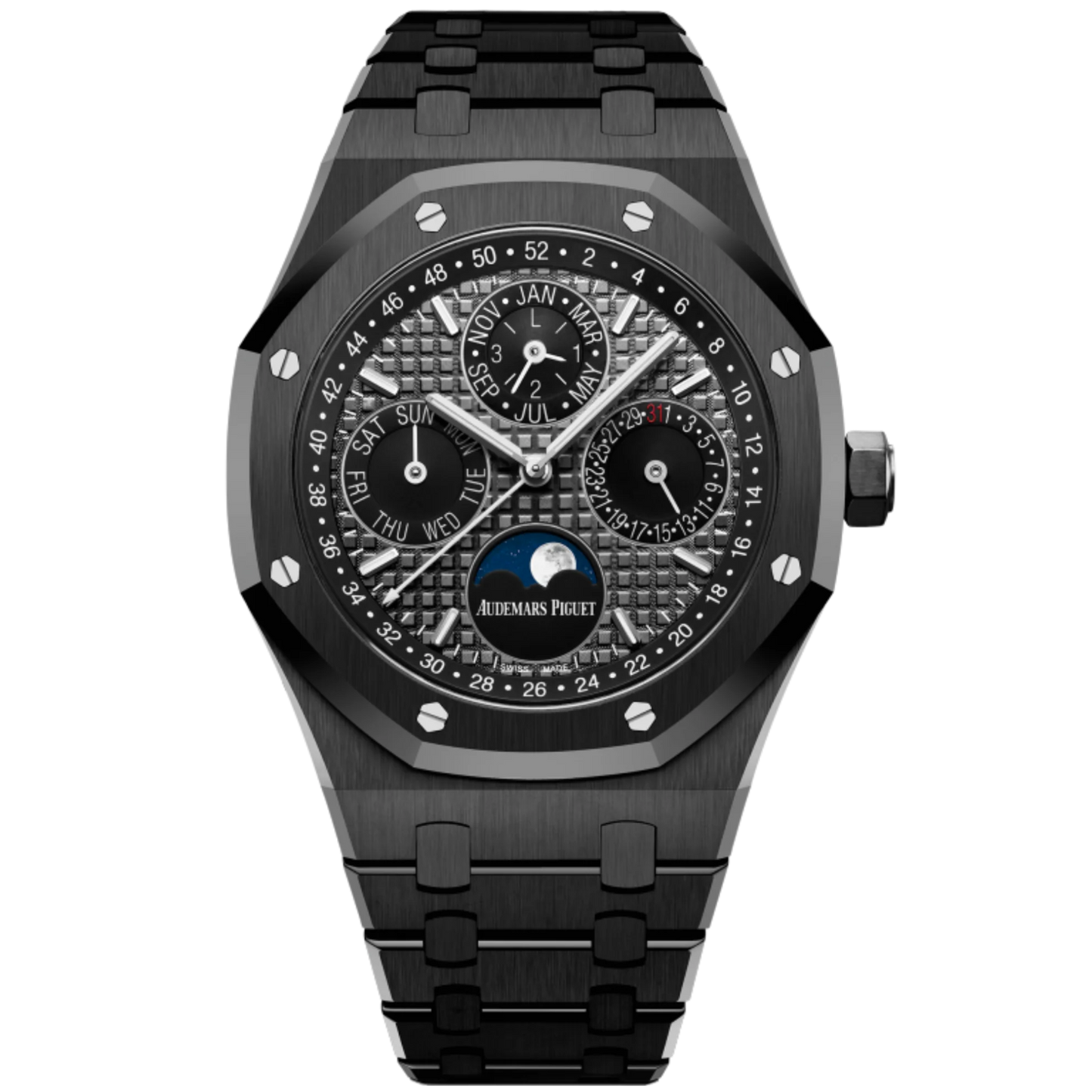 Audemars Piguet Royal Oak Perpetual Calendar Ref. 26579CE.OO.1225CE.01 41MM Black Ceramic Slate Grey Dial
