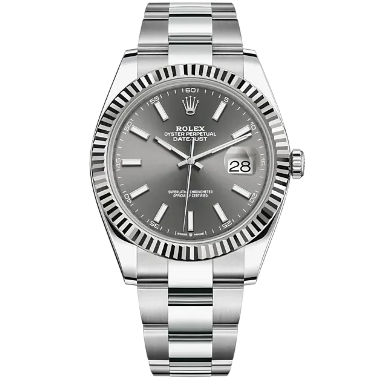 Rolex Datejust Ref. 126334 Rhodium Dial on Oyster