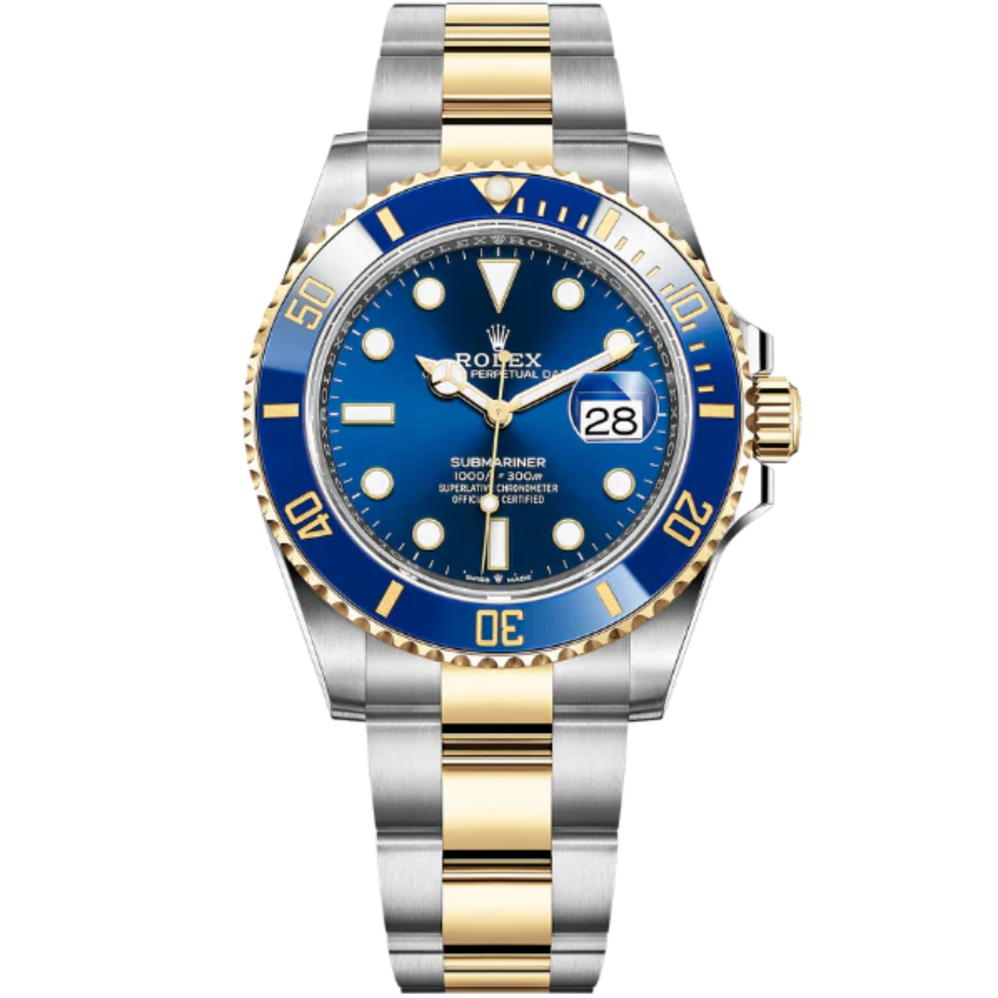 Rolex Submariner Ref. 126613LB Two Tone SS/YG Blue Dial