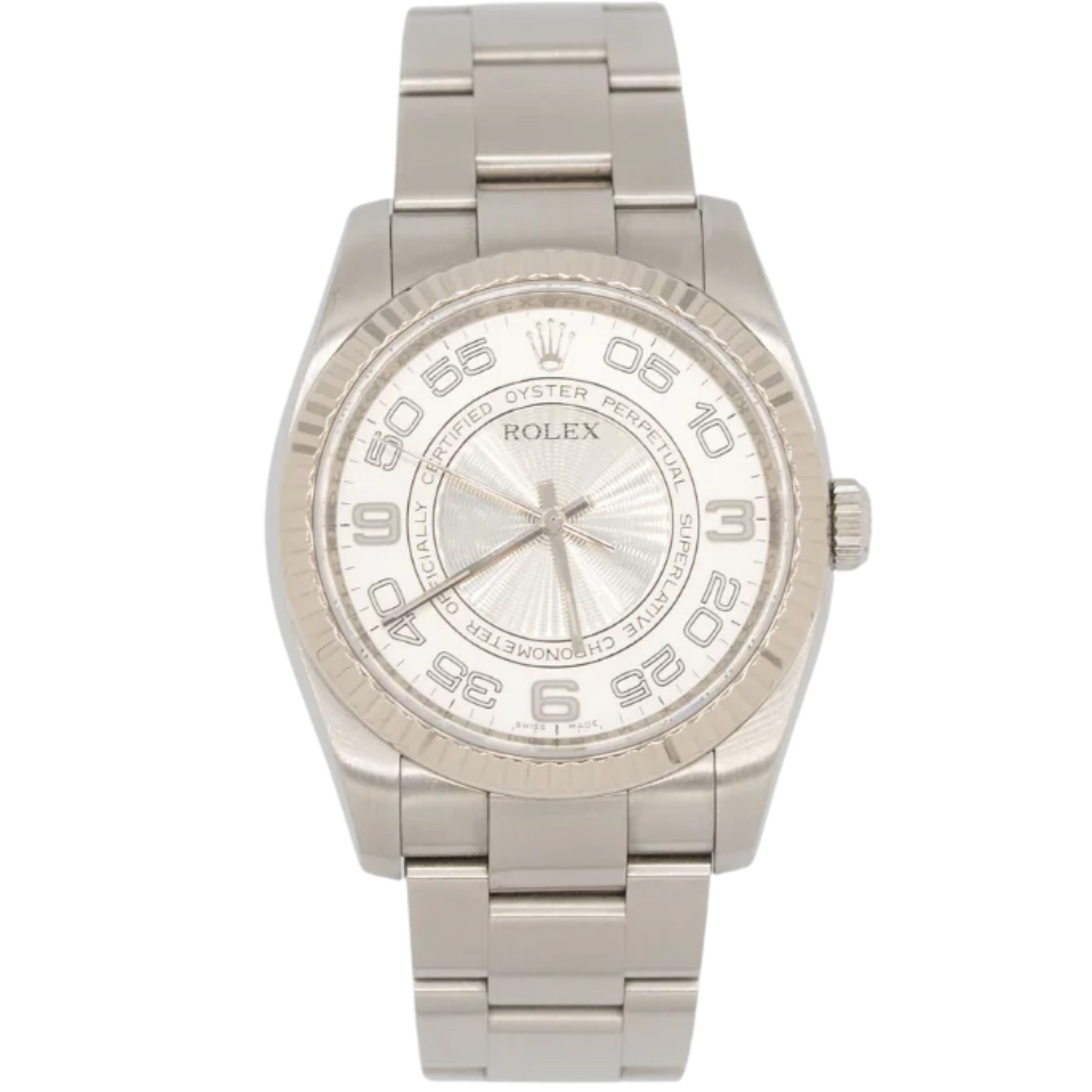 Rolex Oyster Perpetual Ref. 116034 36MM Stainless Steel Silver Dial