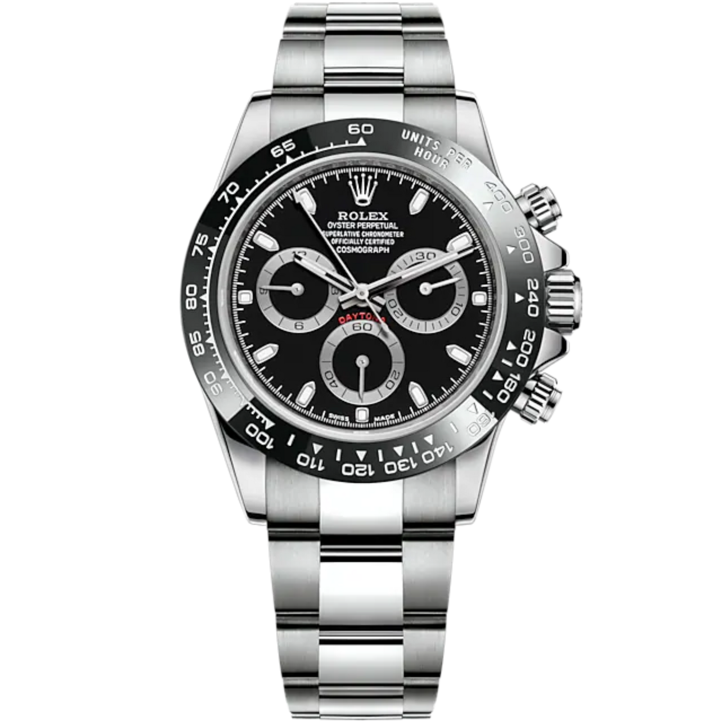 116500LN Stainless Steel Black Dial Daytona