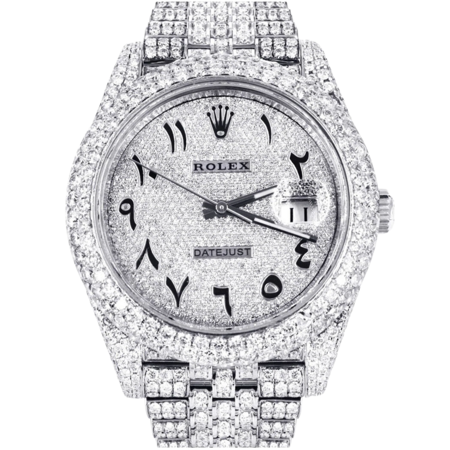 Rolex 41MM Datejust BUSSDOWN Ref. 126300 on Jubilee with Black Arabic Markers