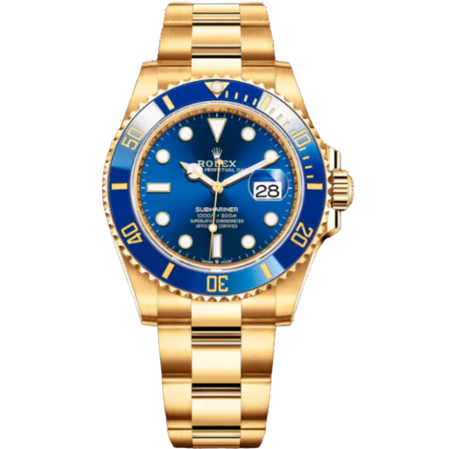 Rolex Submariner Ref. 126618LB Yellow Gold Blue Dial