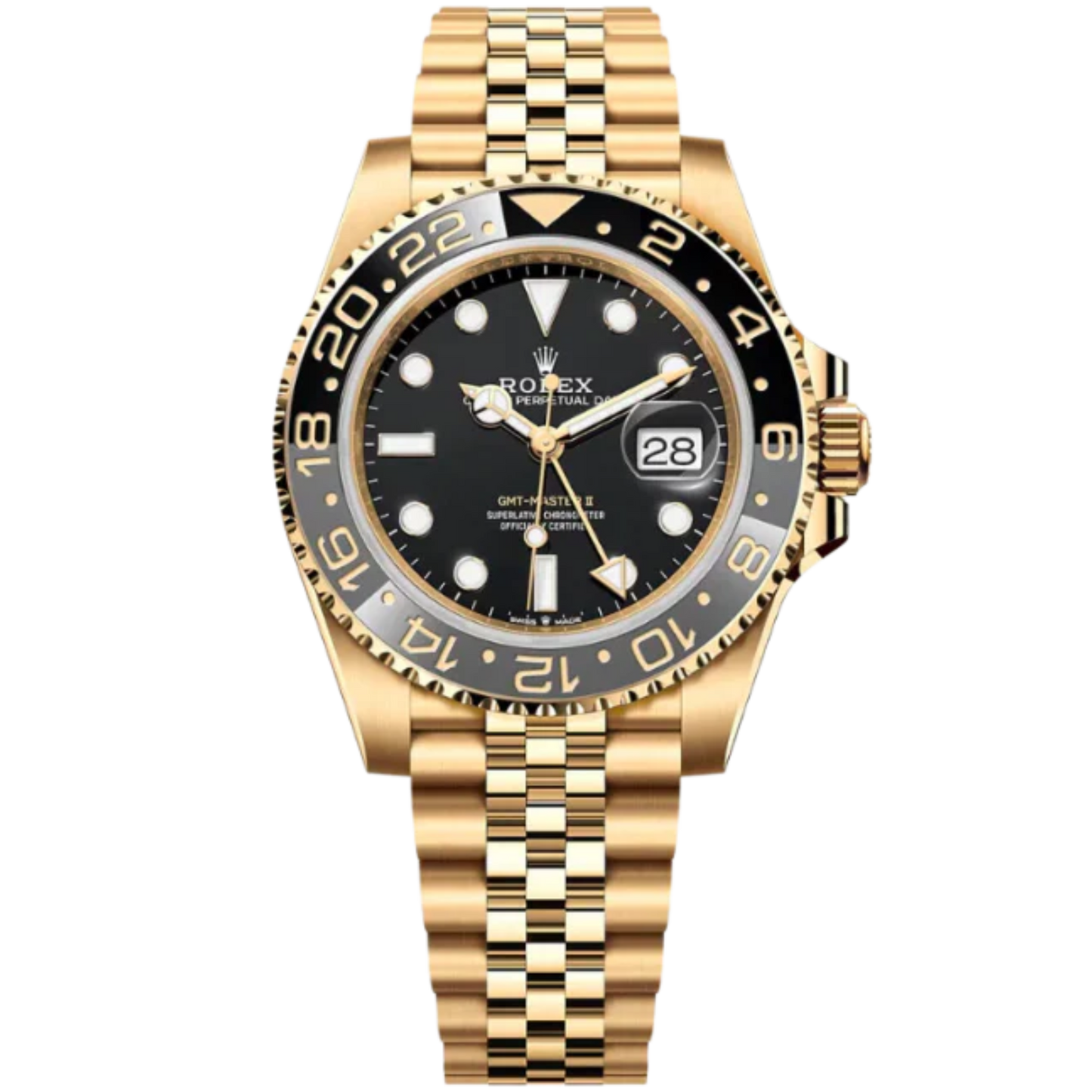 Rolex Ref. 126718GRNR Yellow Gold GMT on Jubilee