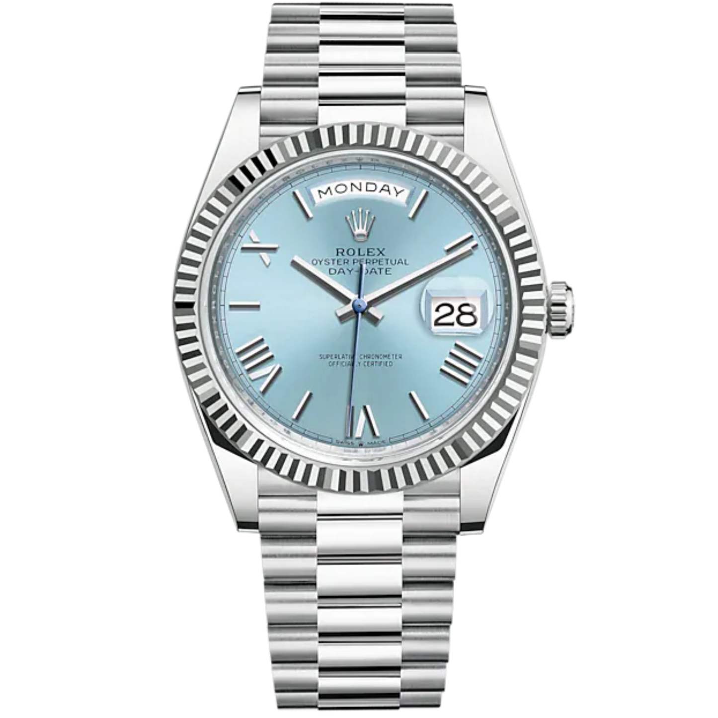 Rolex Day Date Ref. 228236 40MM Ice Blue Dial
