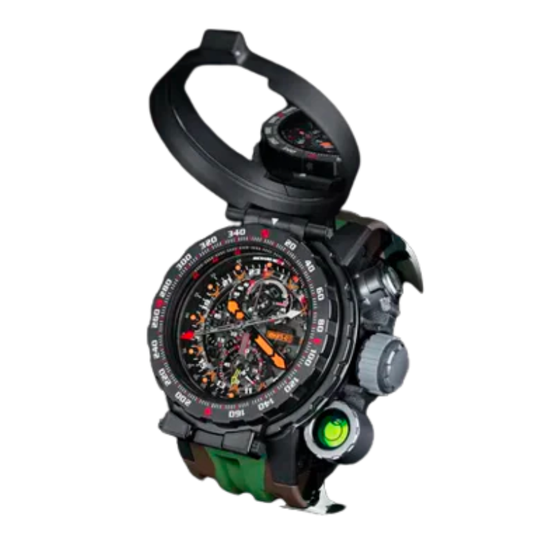 RM 25-01 Sylvester Stallone Automatic Camouflage Rubber Carbon Case